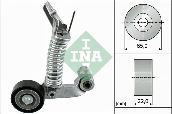 INA 534 0574 10 - Натяжитель, поликлиновый ремень unicars.by