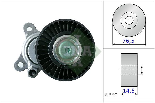 INA 534 0168 10 - Натяжитель, поликлиновый ремень unicars.by