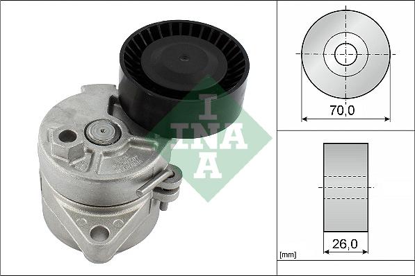 INA 534 0104 10 - Натяжитель, поликлиновый ремень unicars.by