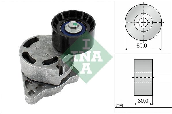 INA 534 0181 10 - Натяжитель, поликлиновый ремень unicars.by