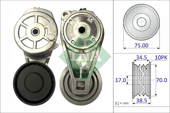 INA 534 0860 10 - Натяжитель, поликлиновый ремень unicars.by