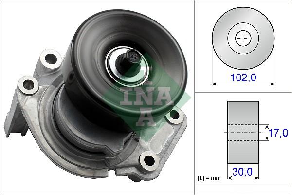 INA 534 0350 10 - Натяжитель, поликлиновый ремень unicars.by