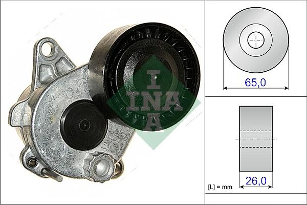 INA 534 0336 10 - Натяжитель, поликлиновый ремень unicars.by