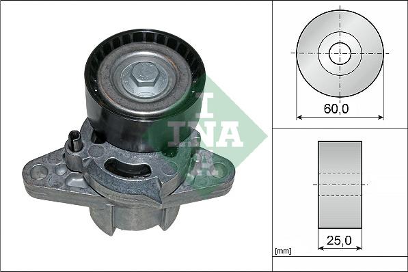 INA 534 0271 10 - Натяжитель, поликлиновый ремень unicars.by