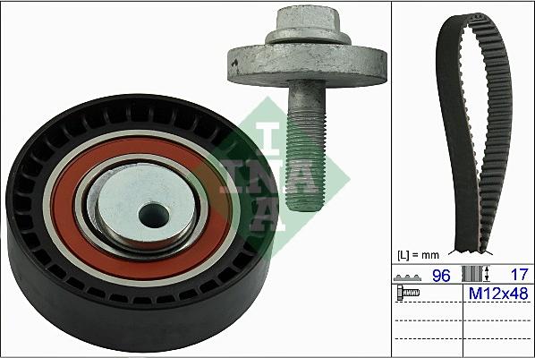 INA 530 0604 10 - Комплект зубчатого ремня ГРМ unicars.by