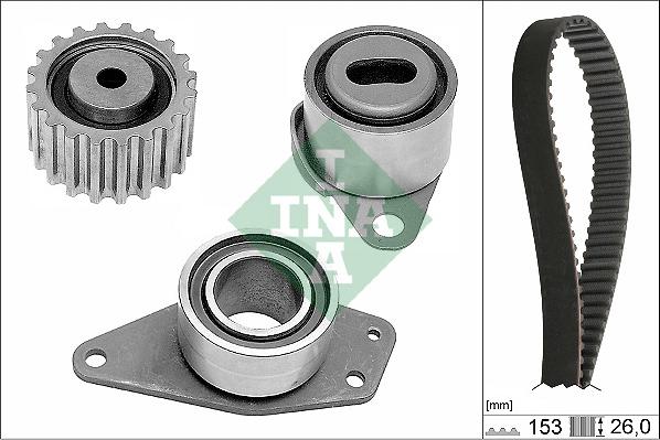 INA 530 0038 10 - Комплект зубчатого ремня ГРМ unicars.by