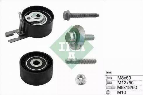 INA 530 0239 09 - Комплект роликов, зубчатый ремень ГРМ unicars.by