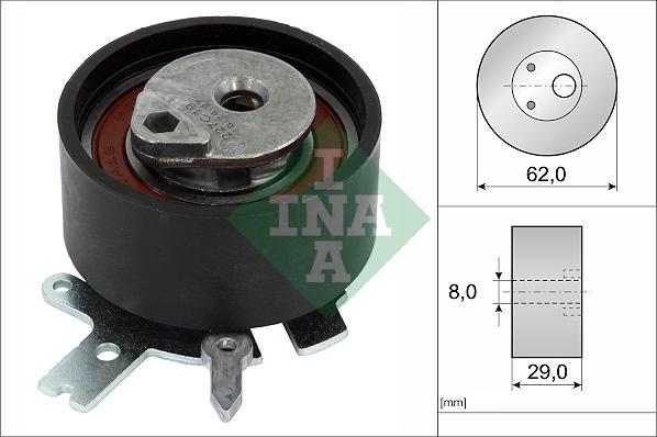 INA 531 0934 10 - Натяжной ролик, зубчатый ремень ГРМ unicars.by
