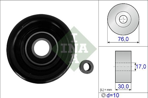 INA 532 0493 10 - Ролик, поликлиновый ремень unicars.by