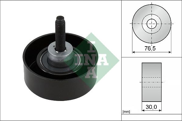 INA 532 0458 10 - Ролик, поликлиновый ремень unicars.by