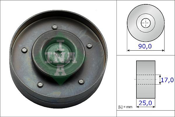 INA 532 0694 10 - Ролик, поликлиновый ремень unicars.by