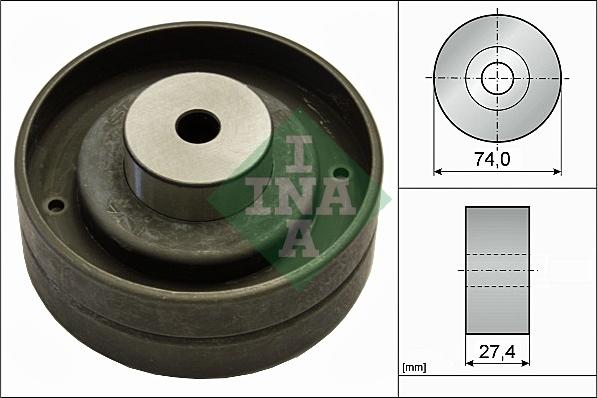 INA 532 0051 10 - Направляющий ролик, зубчатый ремень ГРМ unicars.by