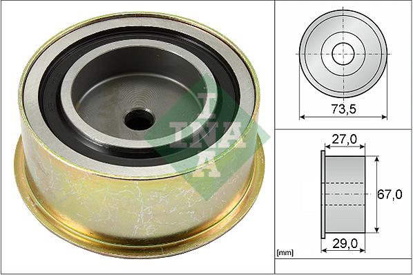 INA 532 0035 10 - Направляющий ролик, зубчатый ремень ГРМ unicars.by