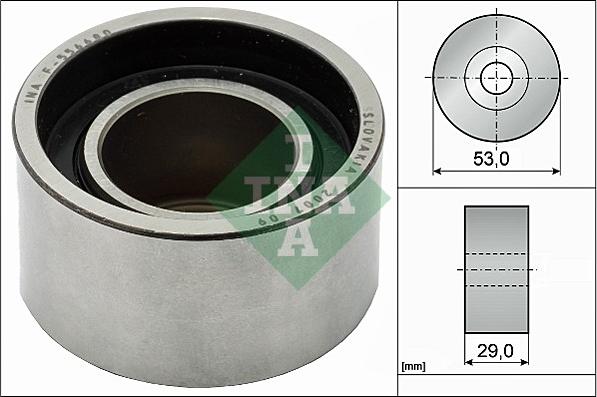 INA 532 0121 20 - Направляющий ролик, зубчатый ремень ГРМ unicars.by