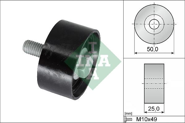 INA 532 0899 10 - Направляющий ролик, зубчатый ремень ГРМ unicars.by