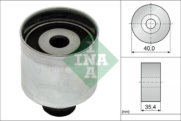 INA 532 0349 10 - Направляющий ролик, зубчатый ремень ГРМ unicars.by