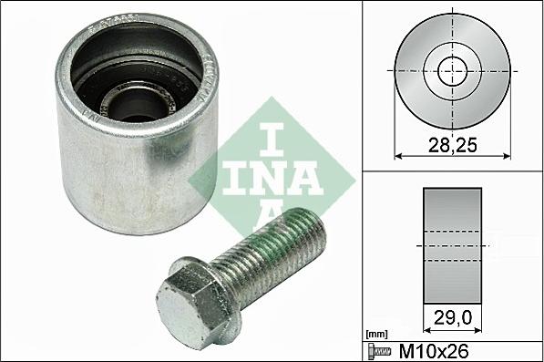 INA 532 0714 10 - Направляющий ролик, зубчатый ремень ГРМ unicars.by