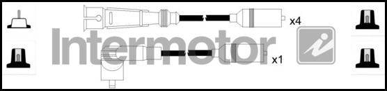 INTERMOTOR 73954 - Комплект проводов зажигания unicars.by