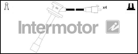 INTERMOTOR 73592 - Комплект проводов зажигания unicars.by