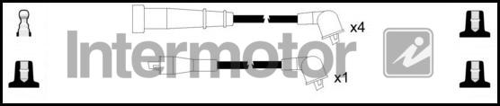 INTERMOTOR 73794 - Комплект проводов зажигания unicars.by