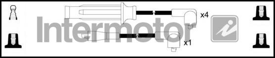 INTERMOTOR 73710 - Комплект проводов зажигания unicars.by