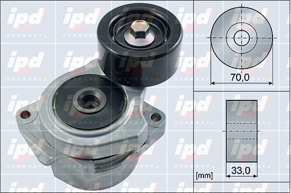 IPD 15-4092 - Натяжитель, поликлиновый ремень unicars.by