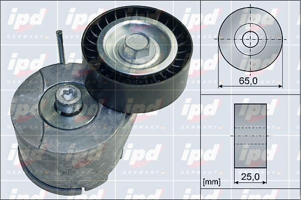 IPD 15-4119 - Натяжитель, поликлиновый ремень unicars.by