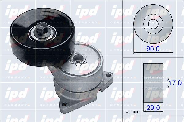 IPD 15-3999 - Натяжитель, поликлиновый ремень unicars.by