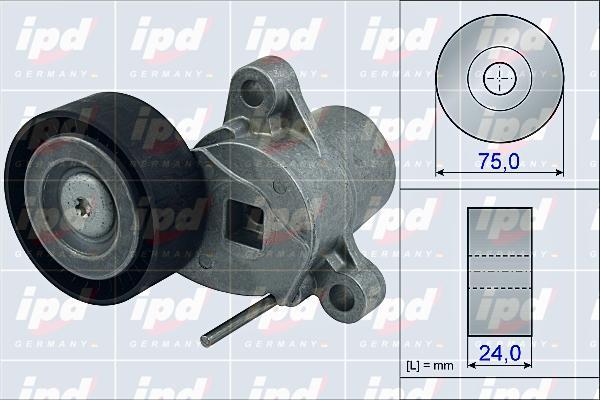 IPD 15-3988 - Натяжитель, поликлиновый ремень unicars.by