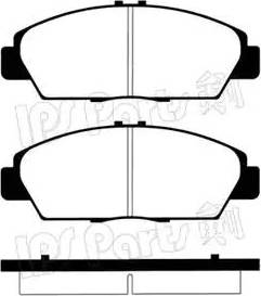 IPS Parts IBD-1441 - Тормозные колодки, дисковые, комплект unicars.by