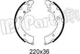 IPS Parts IBL-4411 - Тормозные башмаки, барабанные unicars.by