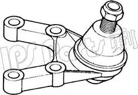 IPS Parts IJO-10523R - Шаровая опора, несущий / направляющий шарнир unicars.by