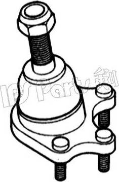 IPS Parts IJO-10227 - Шаровая опора, несущий / направляющий шарнир unicars.by