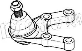 IPS Parts IJU-10507 - Шаровая опора, несущий / направляющий шарнир unicars.by