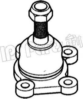 IPS Parts IJU-10228 - Шаровая опора, несущий / направляющий шарнир unicars.by