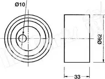 IPS Parts ITB-6532 - Натяжитель, ремень ГРМ unicars.by