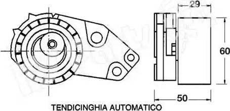 IPS Parts ITB-6W04 - Натяжитель, ремень ГРМ unicars.by