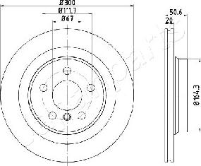 Japanparts DP-0106 - Тормозной диск unicars.by