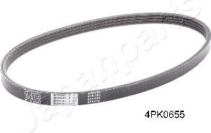 Japanparts DV-4PK0655 - Поликлиновой ремень unicars.by