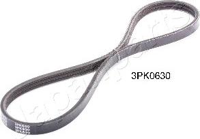 Japanparts DV-3PK0630 - Поликлиновой ремень unicars.by