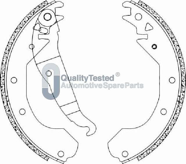 Japanparts GF0404JM - Комплект тормозных колодок, барабанные unicars.by