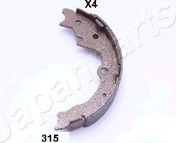 Japanparts GF-315AF - Комплект тормозов, ручник, парковка unicars.by