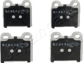 Japanparts PA-0943AF - Тормозные колодки, дисковые, комплект unicars.by