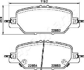 Delphi LP3566 - Тормозные колодки, дисковые, комплект unicars.by