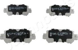 Japanparts PP-313AF - Тормозные колодки, дисковые, комплект unicars.by