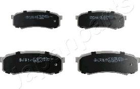 Japanparts PP-210AF - Тормозные колодки, дисковые, комплект unicars.by