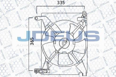 Jdeus EV0560101 - Электродвигатель, вентилятор радиатора unicars.by