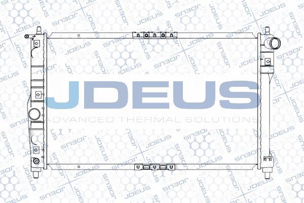 Jdeus M-0560050 - Радиатор, охлаждение двигателя unicars.by