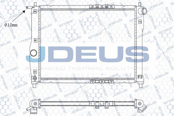 Jdeus M-0560280 - Радиатор, охлаждение двигателя unicars.by