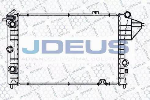 Jdeus RA0200590 - Радиатор, охлаждение двигателя unicars.by